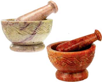 Celtic Mortar & Pestle Set 2 1/2" x 4"