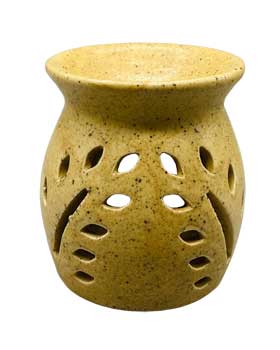 Beige Ceramic Oil Diffuser 3 3/4"