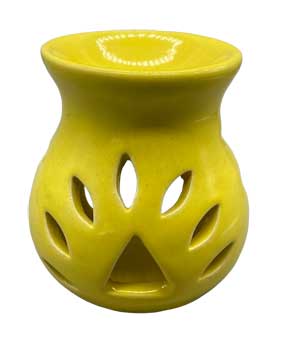 Yellow Ceramic Oil Diffuser 4"