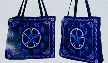 Pentagram Tote  Bag 15.5" X 17.5"