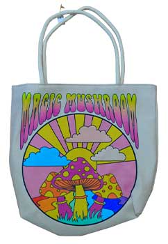 Magic Mushroom Tote Bag 17" X 17"