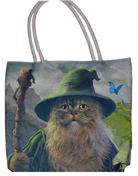 Catdalf Tote Bag 17" X 17"