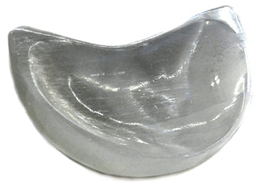 Selenite Half Moon Bowl 4"