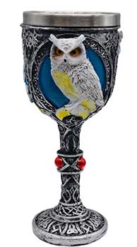 Mystic Owl Chalice 6 1/2"