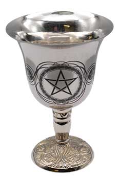 Pentagram Chalice Stainless Steel 4 3/4"