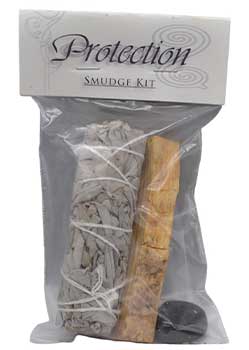 Protection Manifest It Sage & Palo Santo Smudge Kit