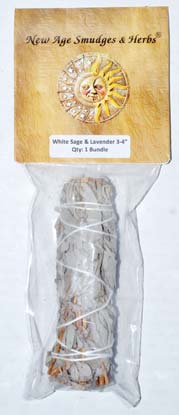 3" White Sage & Lavender Smudge Stick