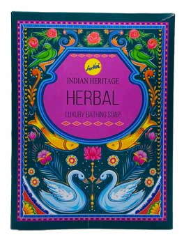 Luxury Herbal Soap Indian Heritage 75gm