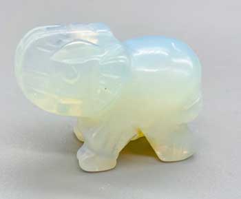 Opalite Elephant 1.5"